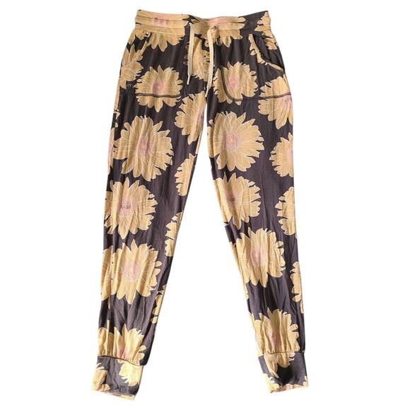 Lates By Kate Floral Sunflower Printed LS Pajama Set Modal Blend Size XS - Picture 6 of 9